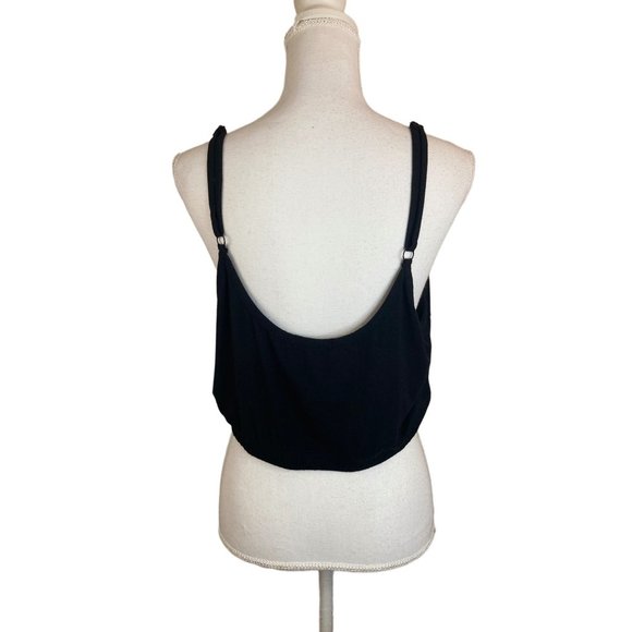 Curvy Sense Black Crop Top - Picture 4 of 9